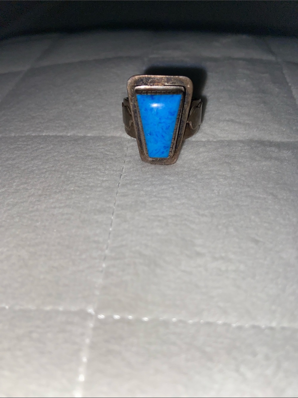 Vintage Navajo Sterling Silver and Turquoise Ring